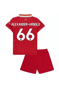 Liverpool Alexander-Arnold #66 Babyklær Hjemme Fotballdrakt til barn 2024-25 Korte ermer (+ Korte bukser)